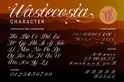Wastecosta, a Script Font by LetterStock (Thumbnail 5 of 7)