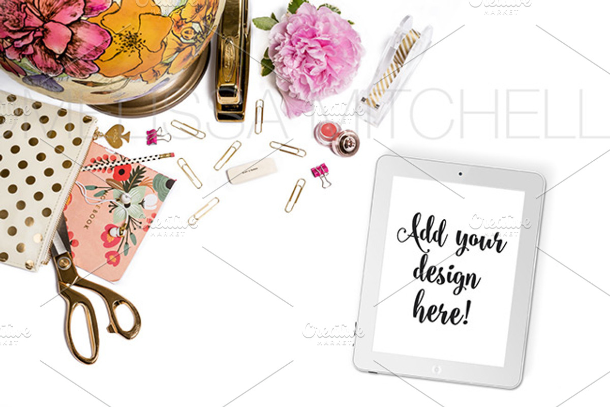 Pink Peony & Globe Styled Mockup #34, an iPhone Mockup by MMStyledStock (Photo 3 of 3)