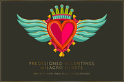 Valentines Milagro Hearts PNG Files, a Texture Illustration by Lee Iley (Thumbnail 1 of 6)