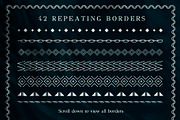 Geometry. Art  brushes, borders..., a Brush Add-On by Graphic Art (Thumbnail 8 of 9)