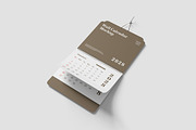 Modern Wall Calendar Mockup, an Advertising Mockup by Indah (Thumbnail 3 of 6)