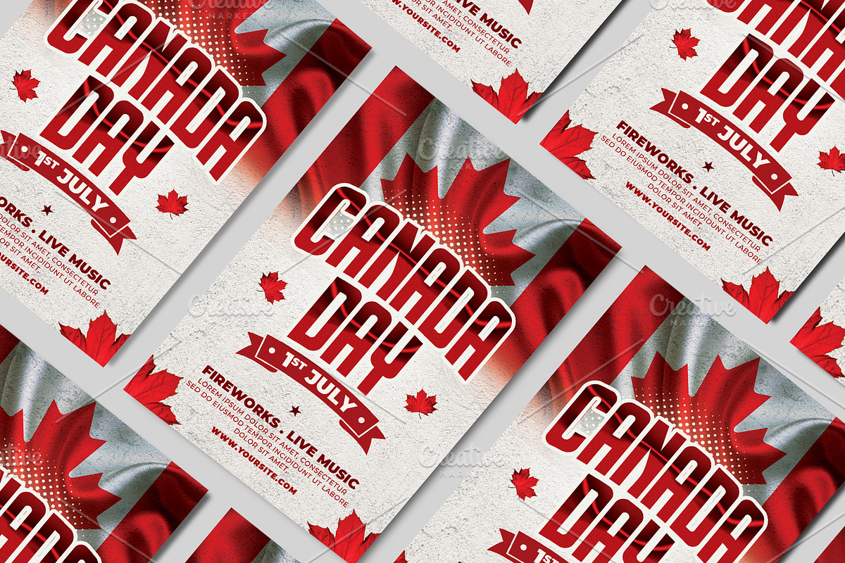 Canada Day Flyer, a Flyer Template by AyumaDesign (Photo 1 of 3)