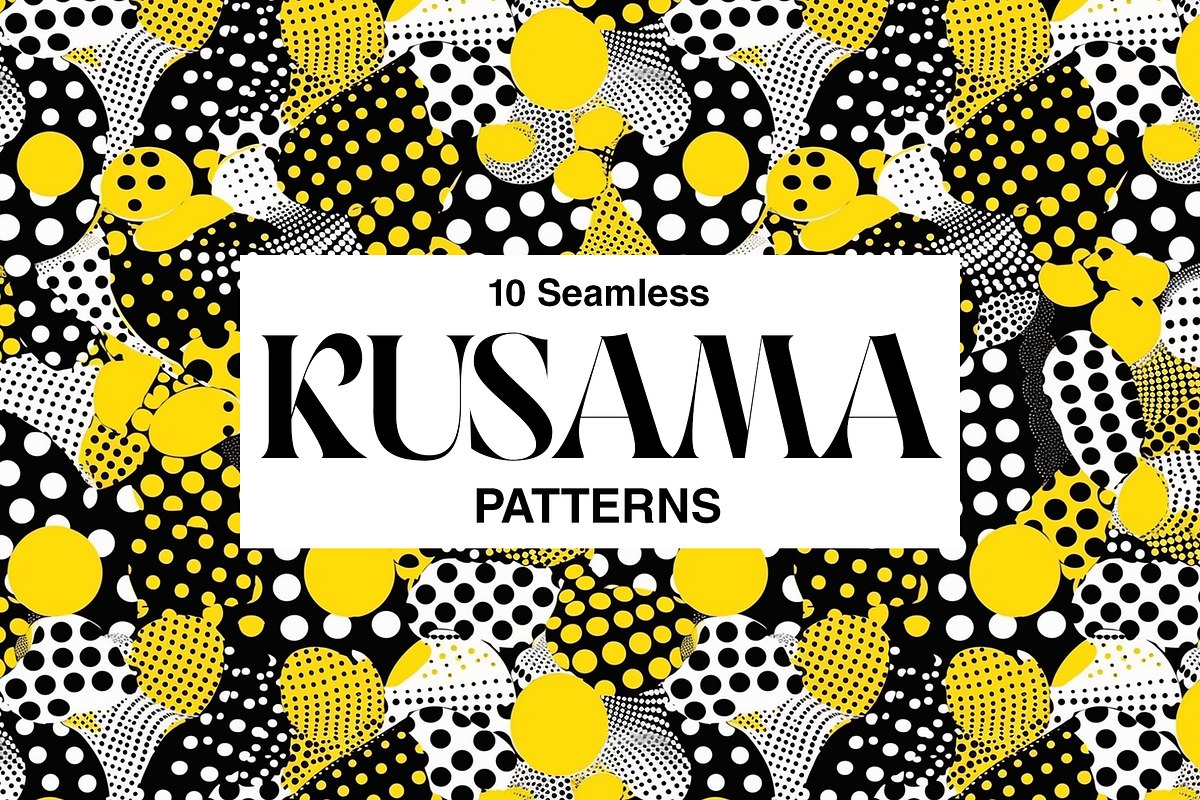 10 Art Series Patterns: Kusama, a Pattern Graphic by Motifs (Photo 6 of 12)