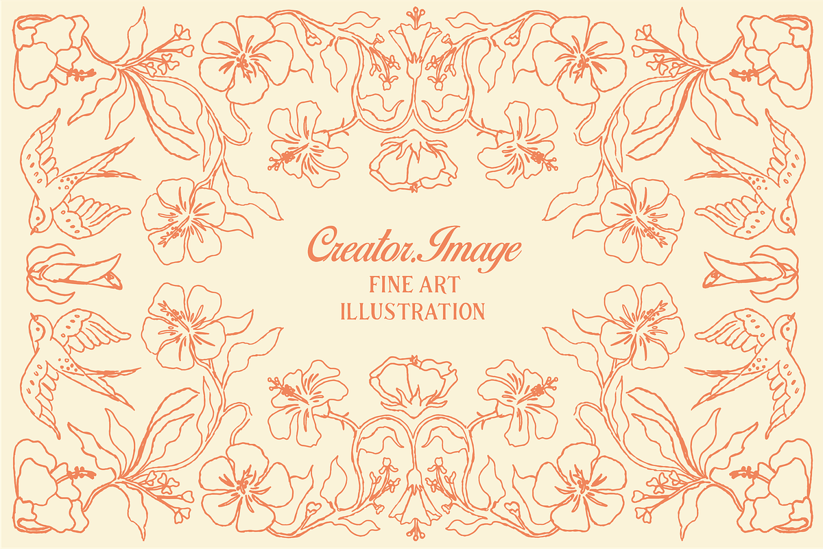 LINE ART STOCK VOL 2, a Decorative Illustration by creatorimage (Photo 1 of 5)