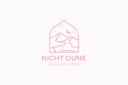 Abstract Logo Night Dune Desert, a Branding & Logo Template by Signatoro (Thumbnail 3 of 3)