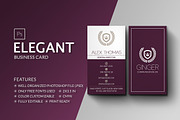 Elegant Business Card, a Business Card Template by Marvel (Thumbnail 1 of 6)