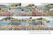 Pink Sailboats, a Decorative Illustration by rileyBgraphics (Thumbnail 2 of 7)