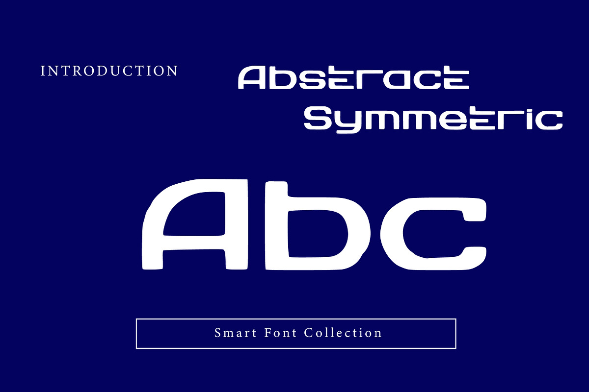 Abstract Symmetric, a Serif Font by Wow Magic (Photo 2 of 3)