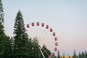 Ferris Wheel Sunset