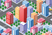Seamless urban plan, a Pattern Graphic by AlexZeL (Thumbnail 1 of 3)