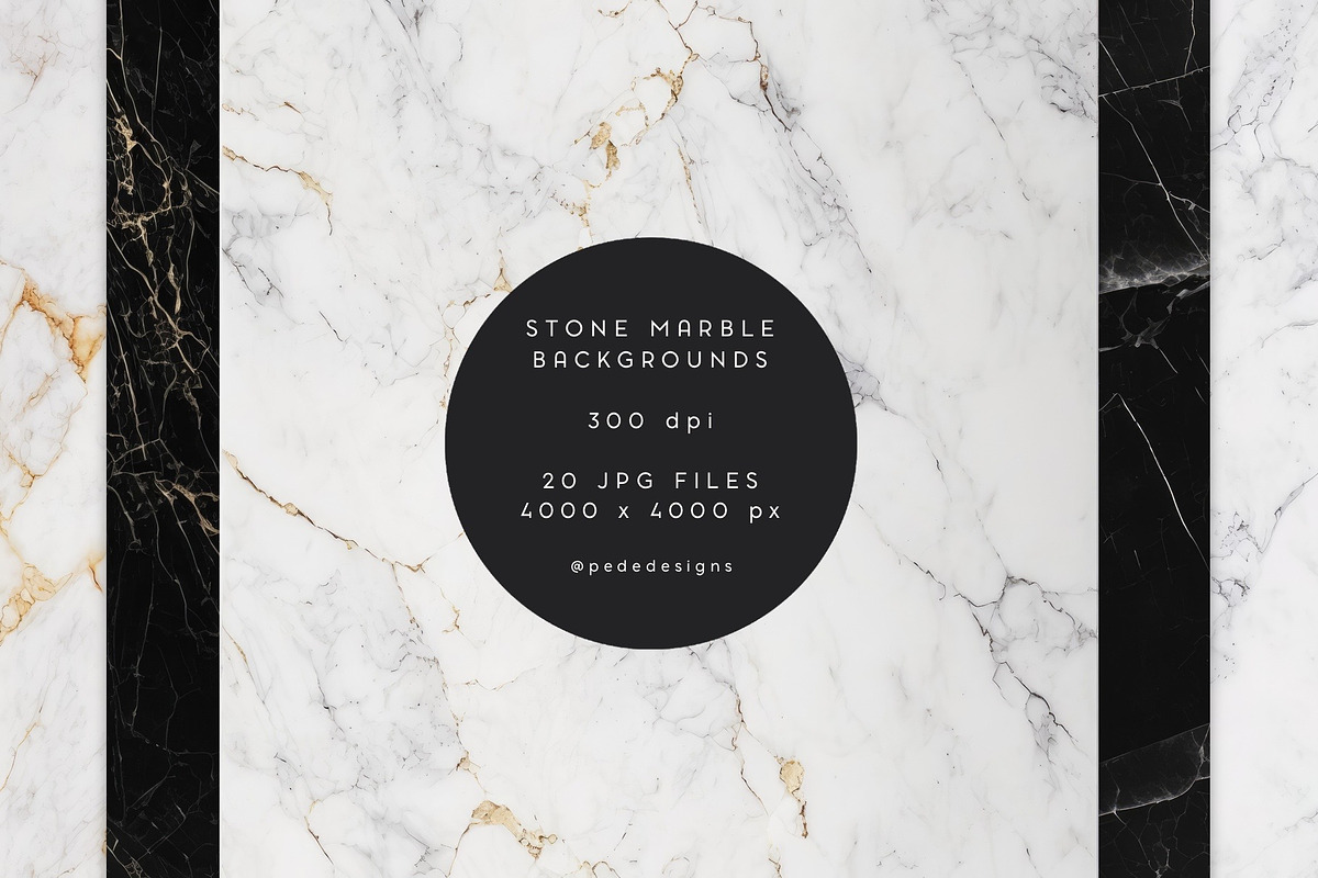 Elegant Stone Marble Backgrounds, a Texture Graphic by PeDe Designs (Photo 1 of 5)