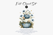 Watercolor Autumn Clipart Fall Set, an Illustration by CreationArt (Thumbnail 5 of 7)
