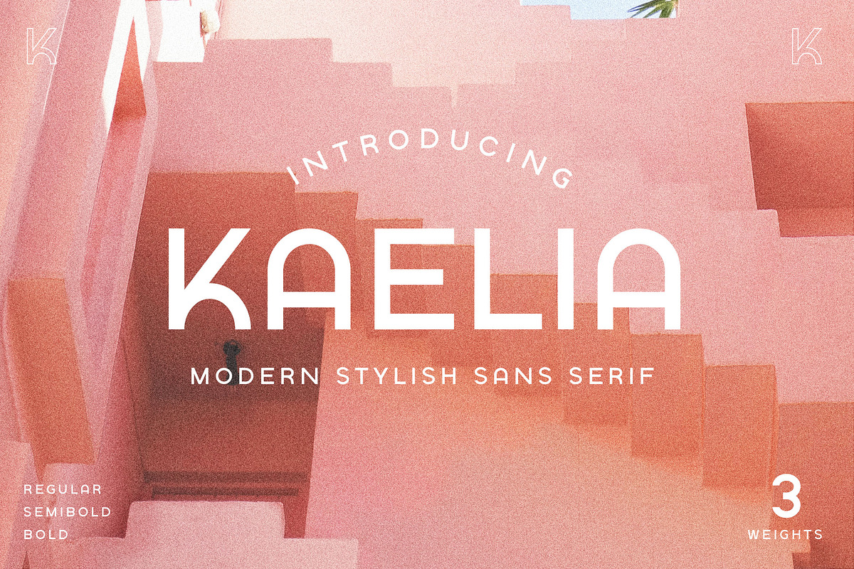 KAELIA - Simple Stylish Typeface, a Sans Serif Font by CCS Type (Photo 1 of 17)