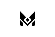 Modern M Letter Logo Template, a Branding & Logo Template by MenkType Studio (Thumbnail 1 of 2)