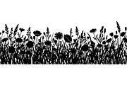 Wildflower Meadow Silhouette, an Object Graphic by Creativeshirt (Thumbnail 13 of 20)