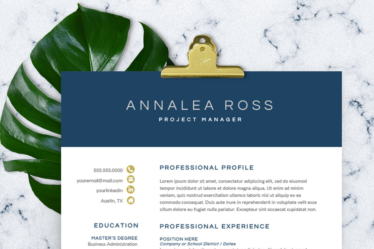 Modern Resume Template for Word, a Resume Template by SharpResumeFoundry (Photo 4 of 7)