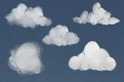 Winter Clouds - 10 Watercolor Shapes, a Texture Graphic by Rabbit Heart (Thumbnail 3 of 8)
