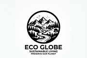 60 Eco Globe Landscape Silhouette, a Technology Illustration by Amazin_art (Thumbnail 23 of 44)