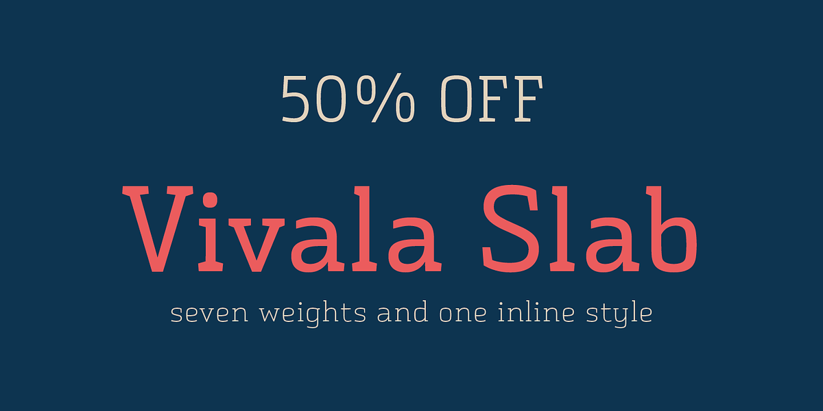 Vivala Slab, a Slab Serif Font by VivalaType (Photo 1 of 9)