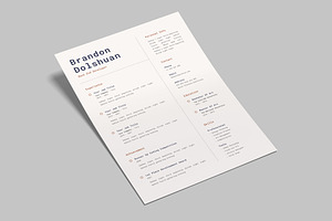 Minimal Resume Template