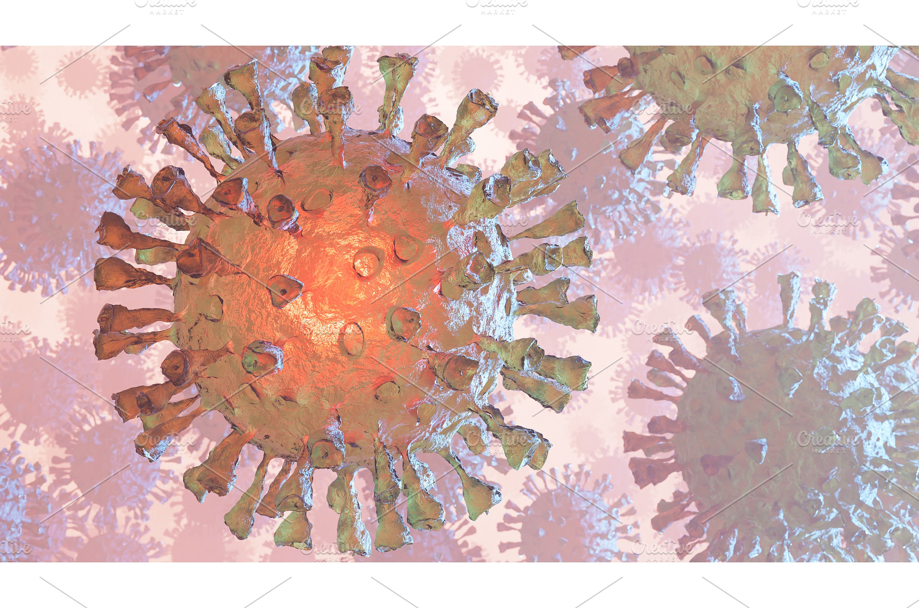 Coronavirus 2019-nCov novel, an Abstract Photo by MadPhotos