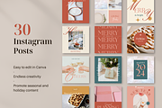 Holiday Social Media Templates, a Social Media Template by Rose & Co. (Thumbnail 5 of 7)