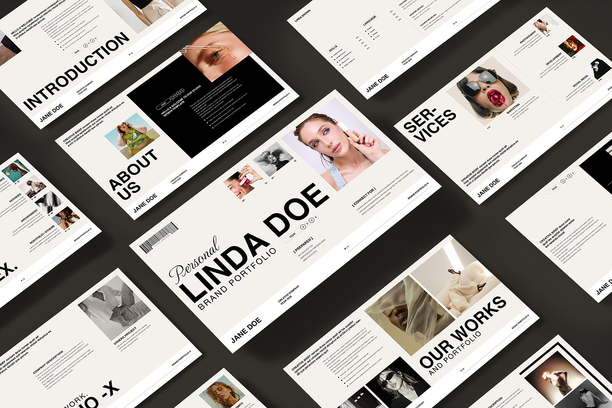 Brand Portfolio Presentation, a Presentation Template by NorthPeak (Photo 2 of 11)