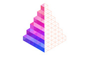 Geometric shapes of triangles, an Icon by Vikpit (Thumbnail 5 of 6)