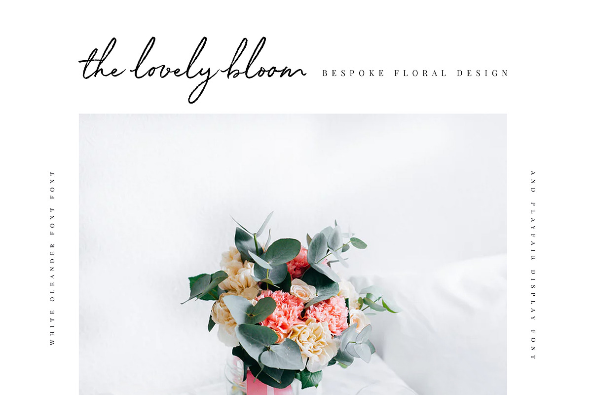 White Oleander Handwritten Font, a Script Font by Nicky Laatz (Photo 15 of 16)