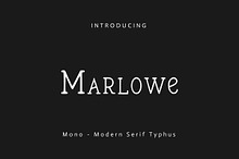 Marlowe Modern Mono Serif Typeface