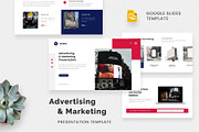 Advertising &Marketing Google Slides, a Presentation Template by Premast (Thumbnail 1 of 3)