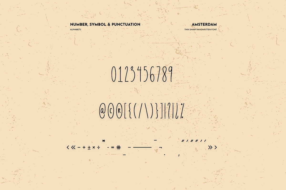 Amsterdam Display Handwritten, a Serif Font by infernostudio3 (Photo 6 of 7)