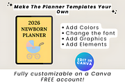 2026 Newborn Planner Canva Template, a Marketing Template by Ink Gallery (Thumbnail 4 of 10)
