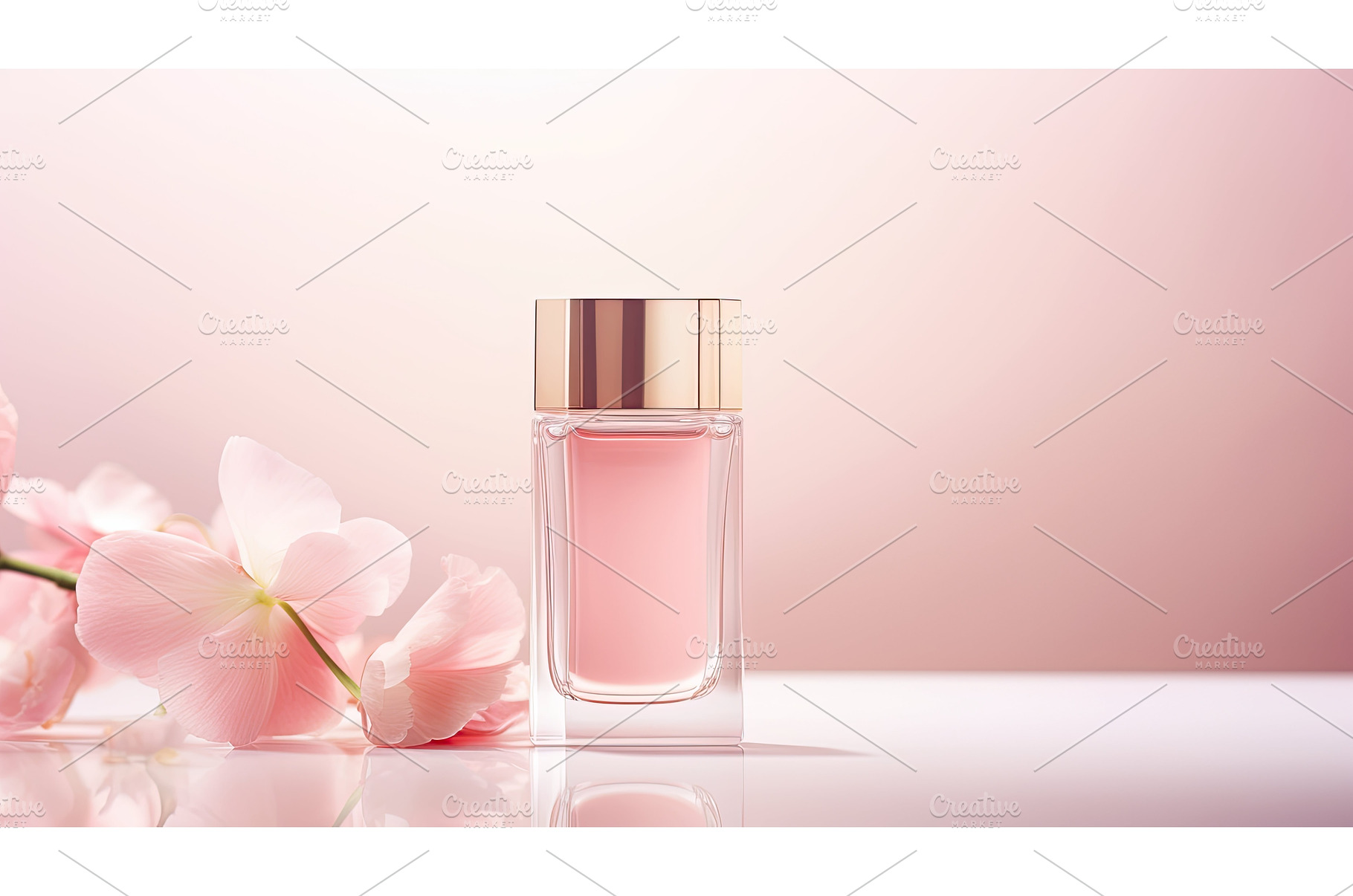 radiant skincare pink ai generated, a Nature Photo by pikepicture