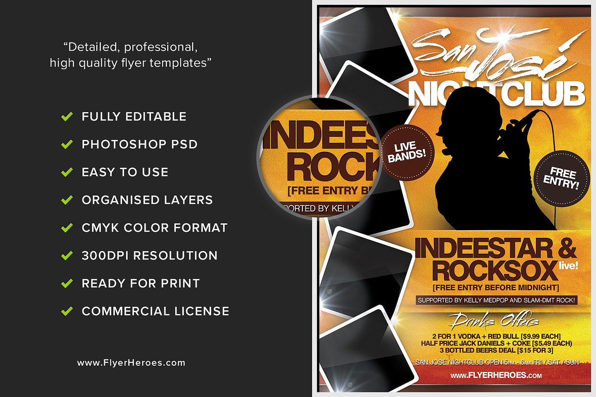 San Jose Flyer Template, a Flyer Template by FlyerHeroes (Photo 1 of 4)