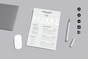 Simple and Clean Resume with Cover, a Resume Template by Studio Temply (Thumbnail 5 of 7)