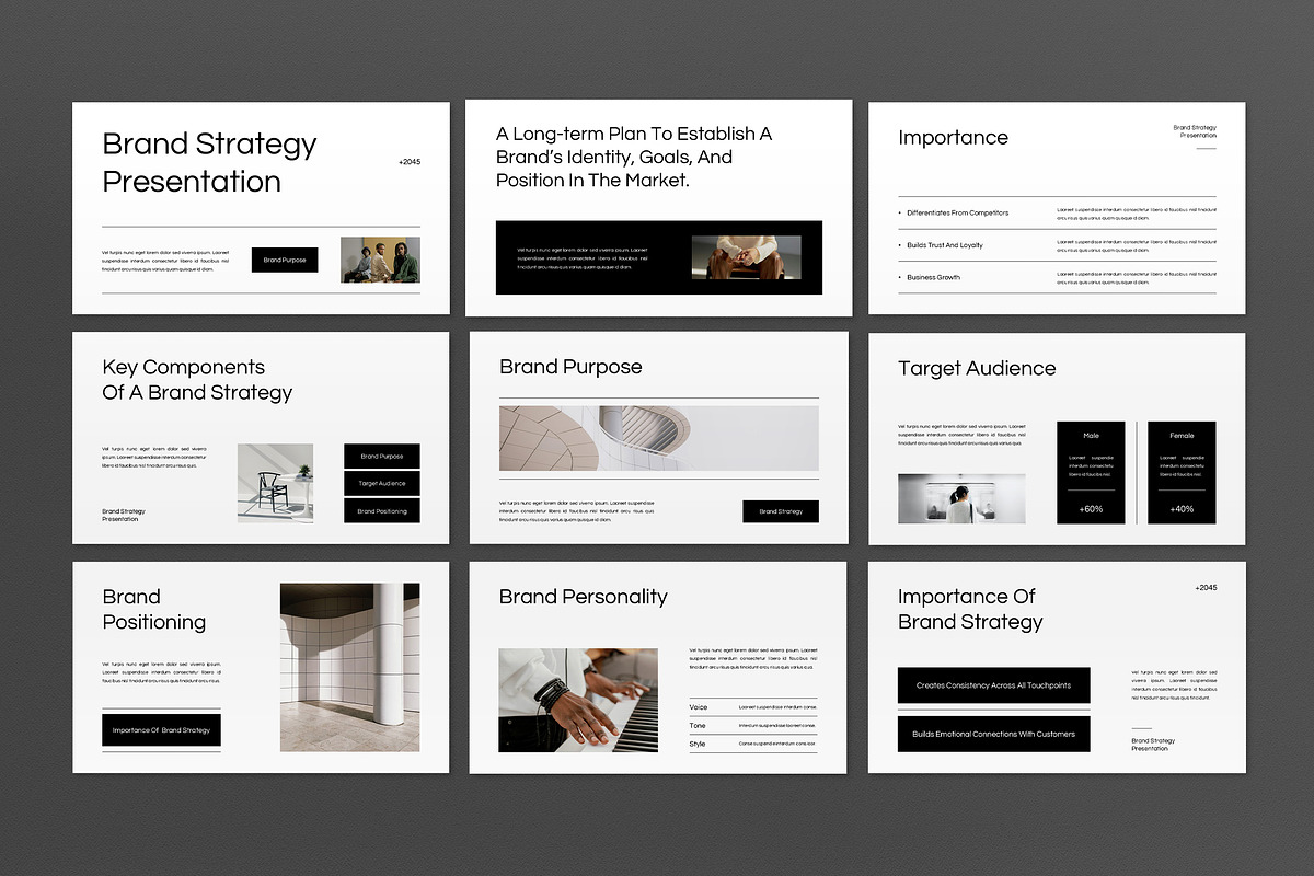 White Brand Strategy Keynote, a Presentation Template by graphicook (Photo 4 of 4)