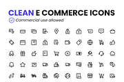 120 Modern E-commerce Shopping Icons, an Outline Icon by Icons Drop (Thumbnail 2 of 6)