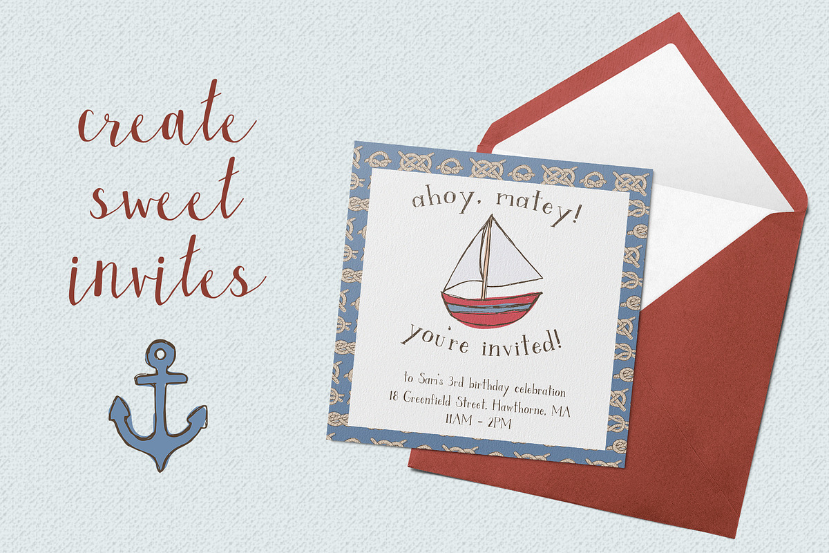 Rustic Nautical Illustrations, an Illustration by Kellie Jayne Studio (Photo 4 of 6)
