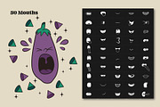 Retro Groovy Procreate Stamp Pack, a Brush Add-On by Pencil Twist (Thumbnail 4 of 11)