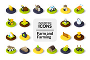 Isometric icons - Farm and Farming, an Icon by sidmaydesign (Thumbnail 1 of 3)