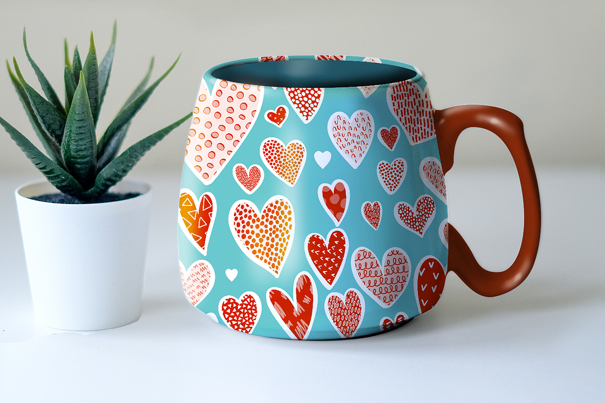 Graphic Hearts Procreate/Affinity, a Brush Add-On by DeloresArt (Photo 9 of 15)