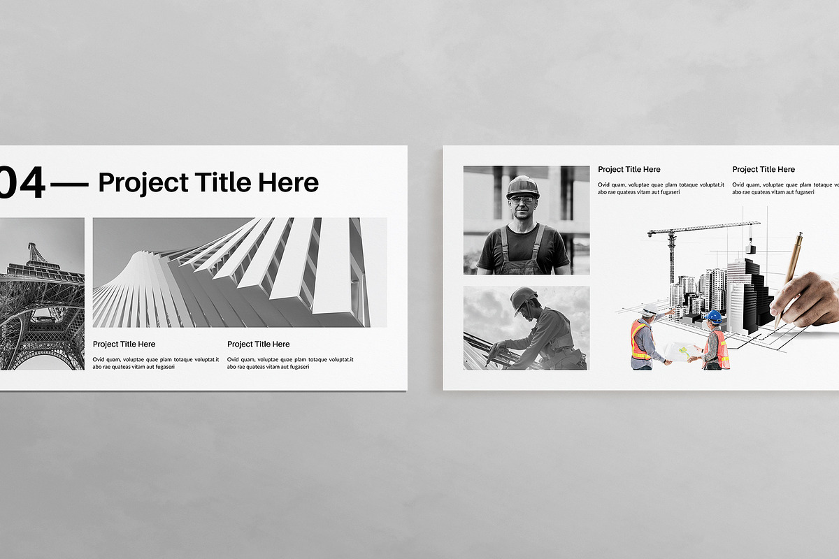 Architecture Portfolio Presentation, a Presentation Template by GoldenGrid Studio (Photo 5 of 6)
