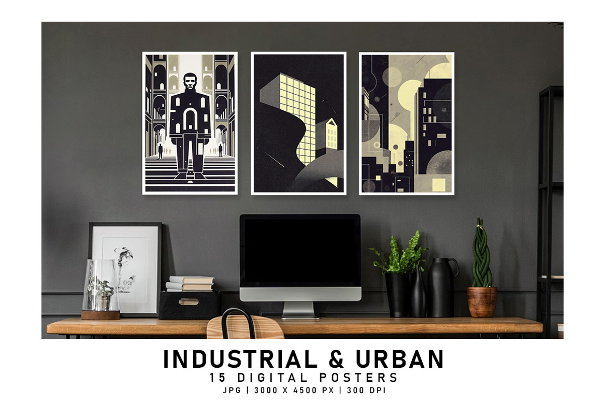 Industrial and Urban, a Decorative Illustration by Digital Art Creations (Photo 4 of 7)