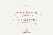 Denny Dra Font - Regular Handwriting, a Handwritten Font by line & plane (Thumbnail 4 of 12)
