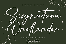 Signatura Onellander Handwritten