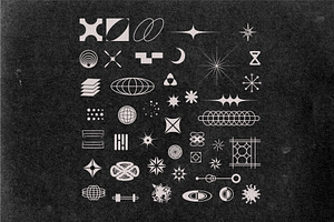 100 Futuristic Vector Shapes Vol. 2