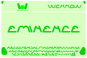 sneak peeks fonts, a Font by weknow (Thumbnail 2 of 5)