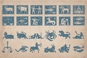Vintage Astrology Illustrations, an Education Illustration by Mr Vintage (Thumbnail 2 of 5)
