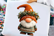Whimsical Christmas Gnome Clipart, an Illustration by Craft Nest (Thumbnail 7 of 10)